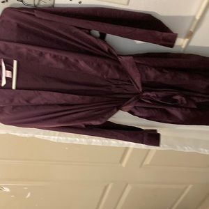 Victoria secret plum purple silky robe